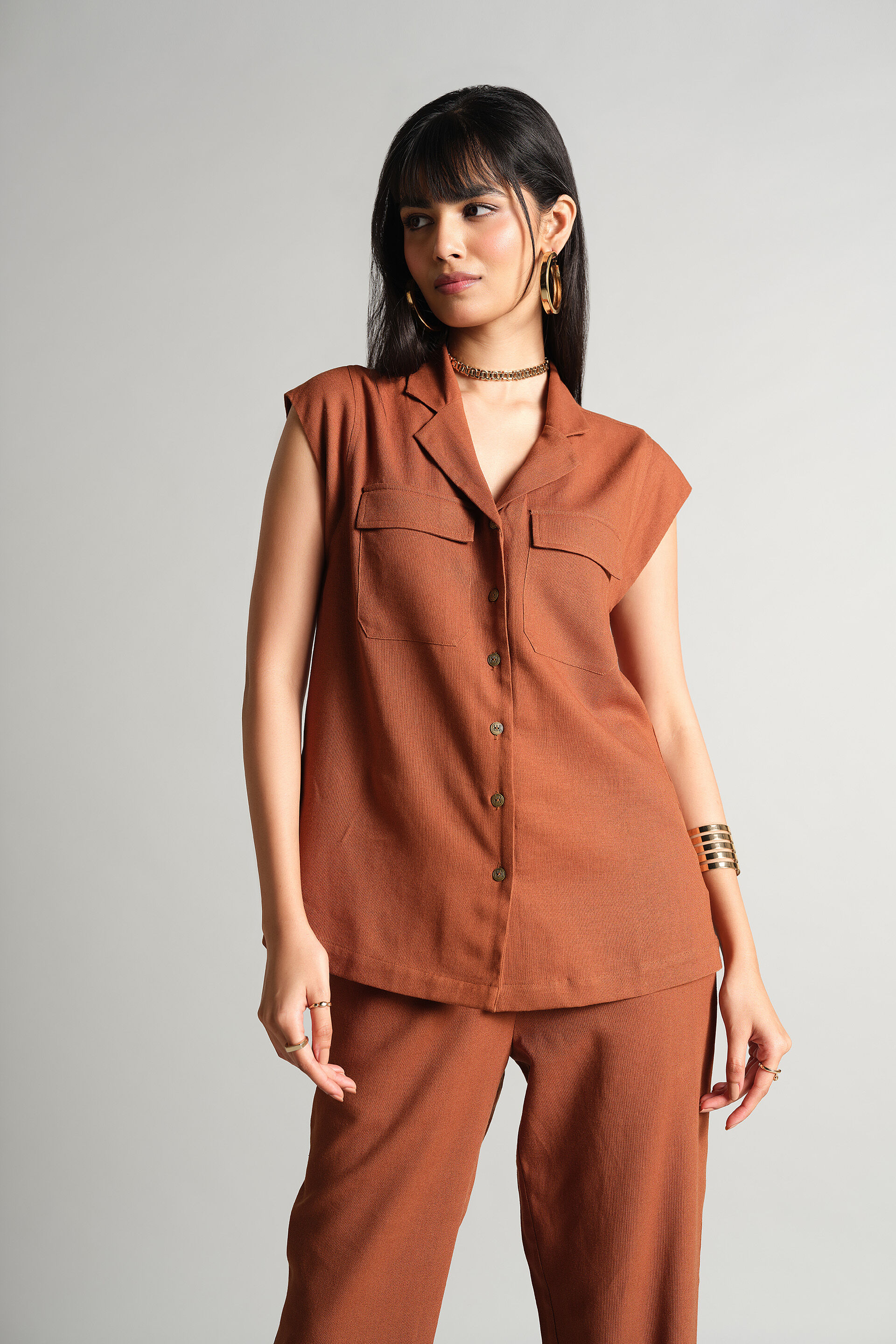 Nor Brown Co-ord, Brown, image 3